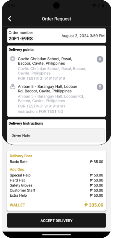 Complete Order Details